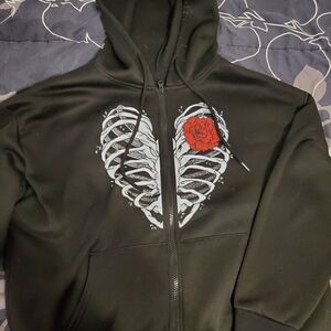 SHEIN Black Hooded Jacket